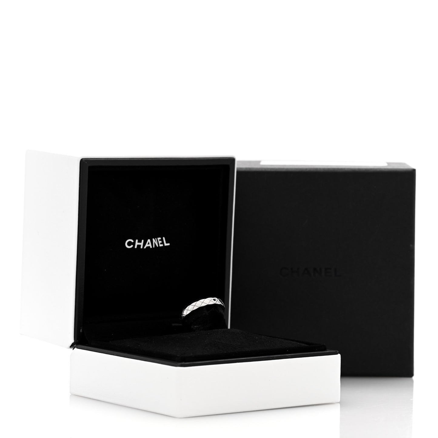 18K White Gold Mini Coco Crush Ring 50 5.25