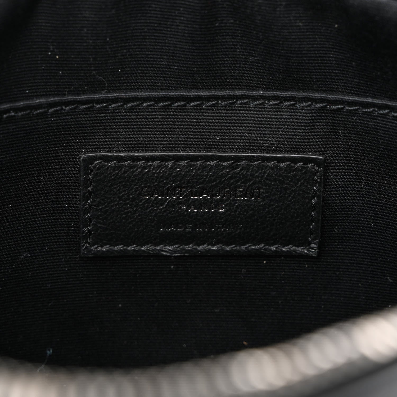Saint Laurent Calfskin Matelasse Monogram Lou Camera Bag Black 6 of 10
