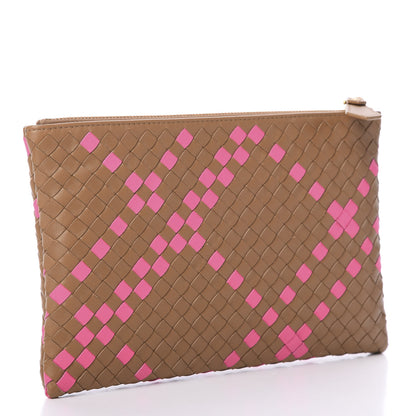 Bottega Veneta Nappa Intrecciato Pouch Brown 2 of 6