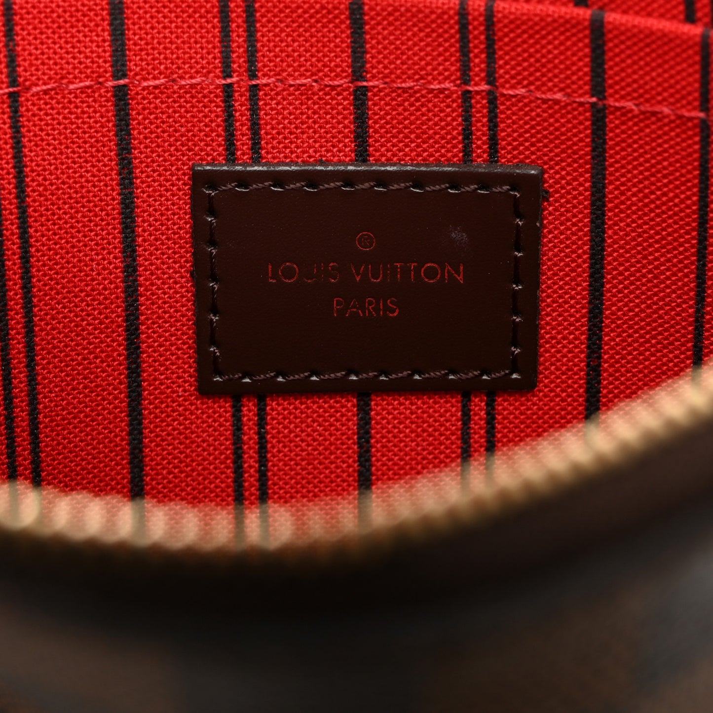 LOUIS VUITTON Damier Ebene Neverfull MM GM Pochette