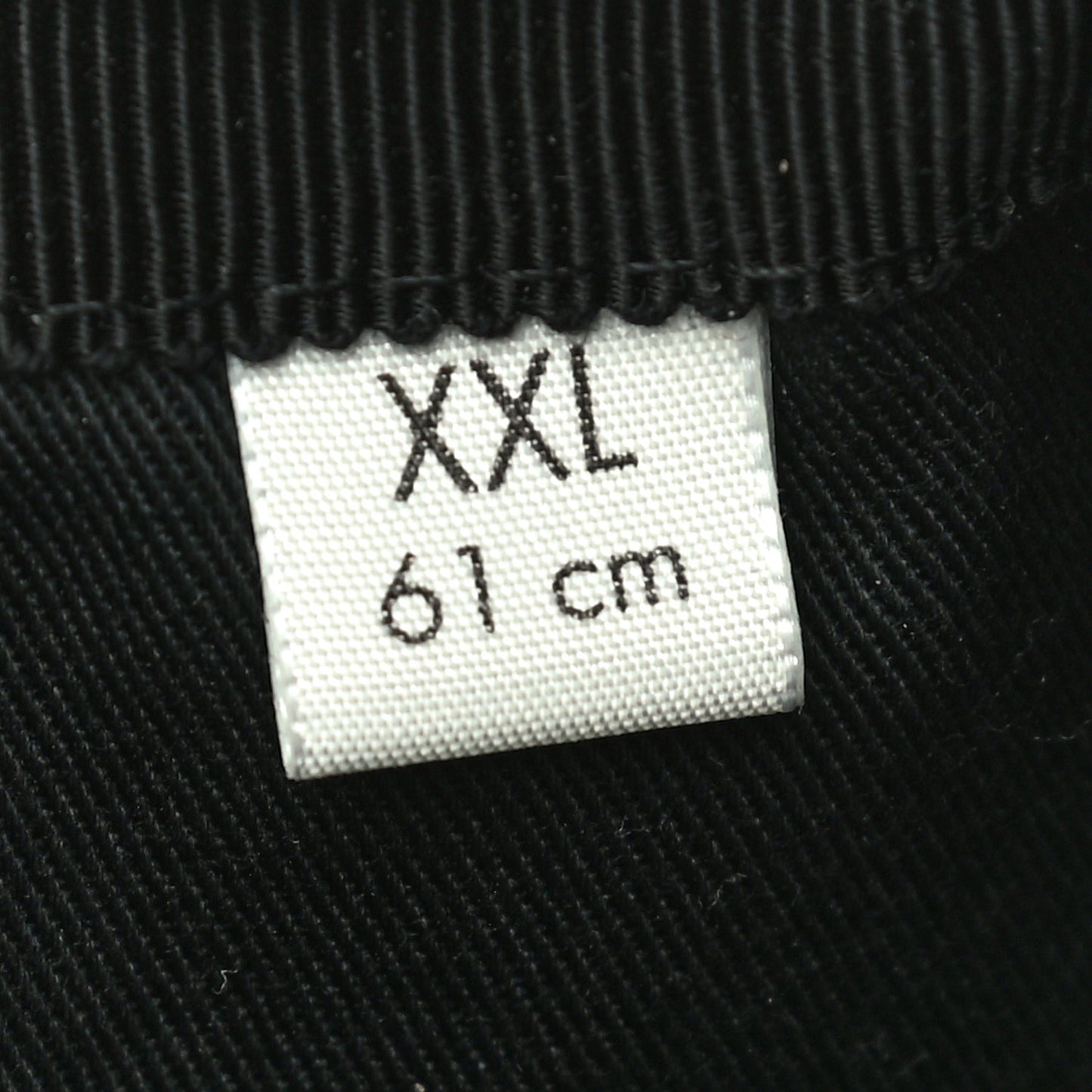 Monogram Web Baseball Hat XXL Black