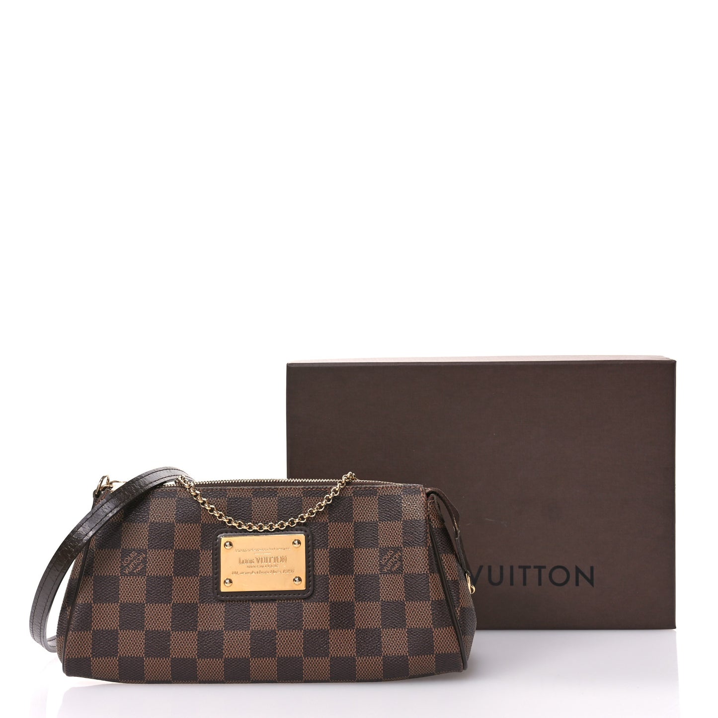 Damier Ebene Eva Clutch