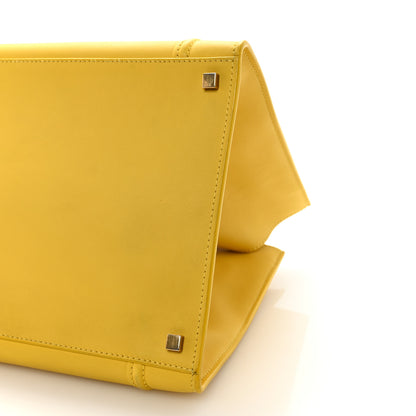 Celine Supple Calfskin Medium Phantom Luggage Sun Yellow 10 of 10