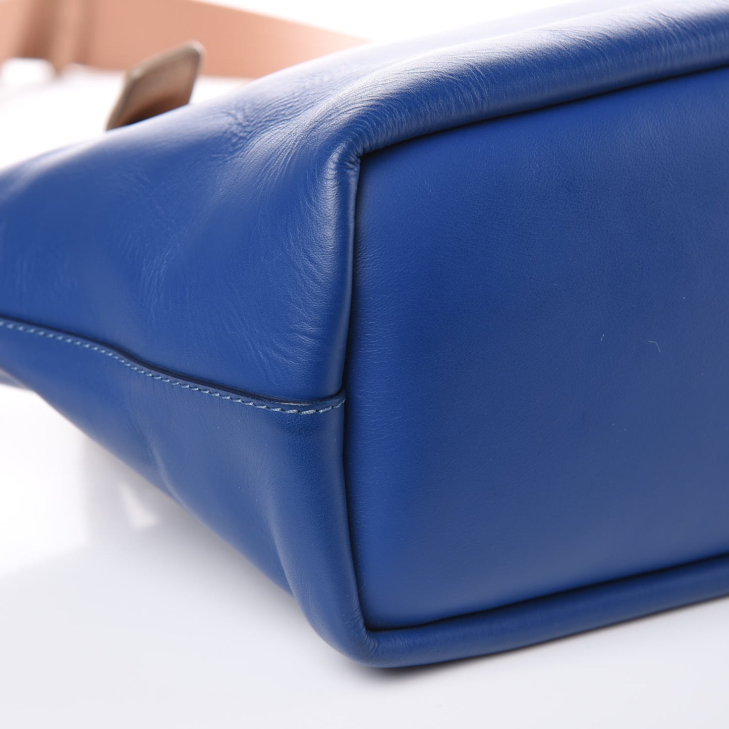 Smooth Calfskin Small Baylee Tote Sea Water