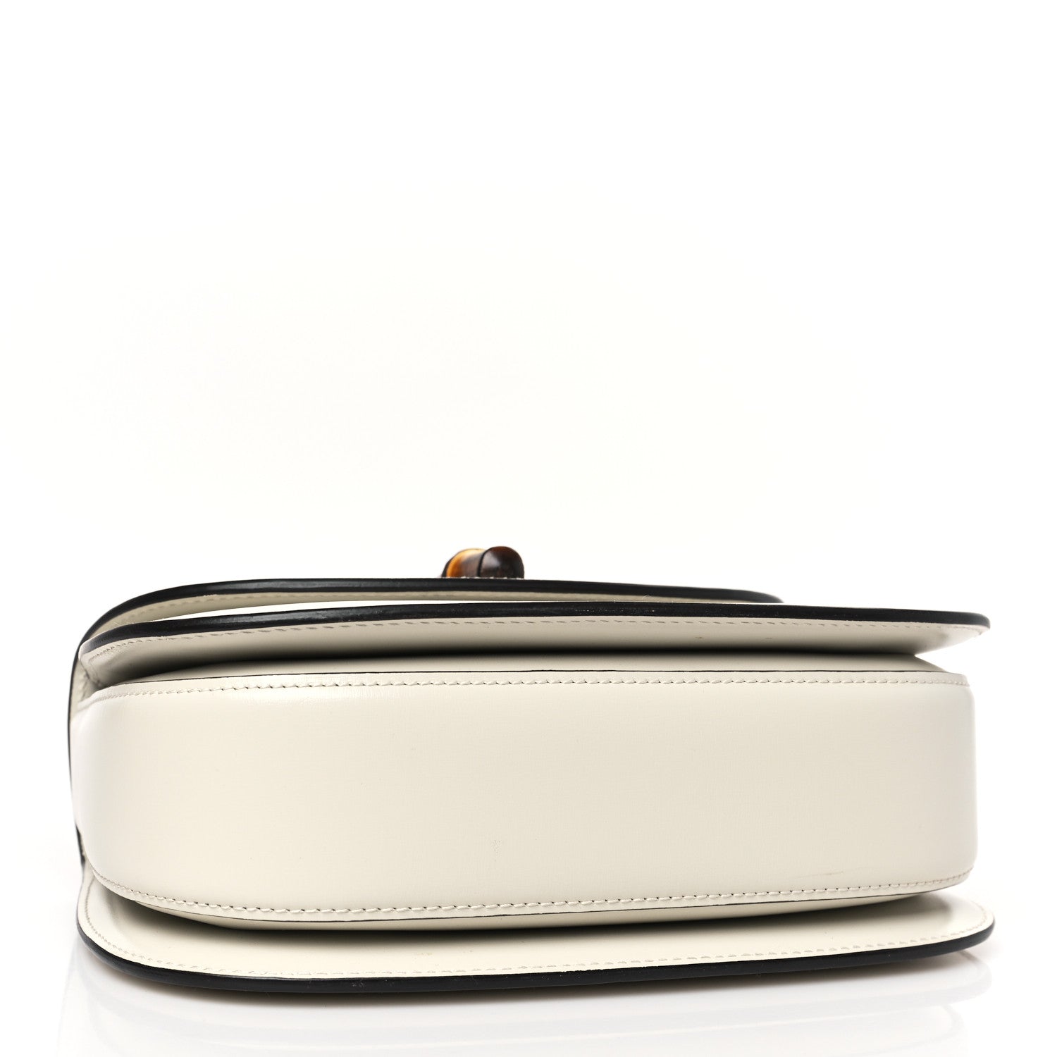 Gucci Boarded Dyana Lux Calfskin Web Small Bamboo 1947 Top Handle Bag Mystic White 4 of 8