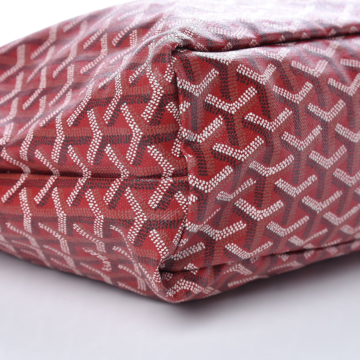 Goyardine Fidji Zip Hobo Red
