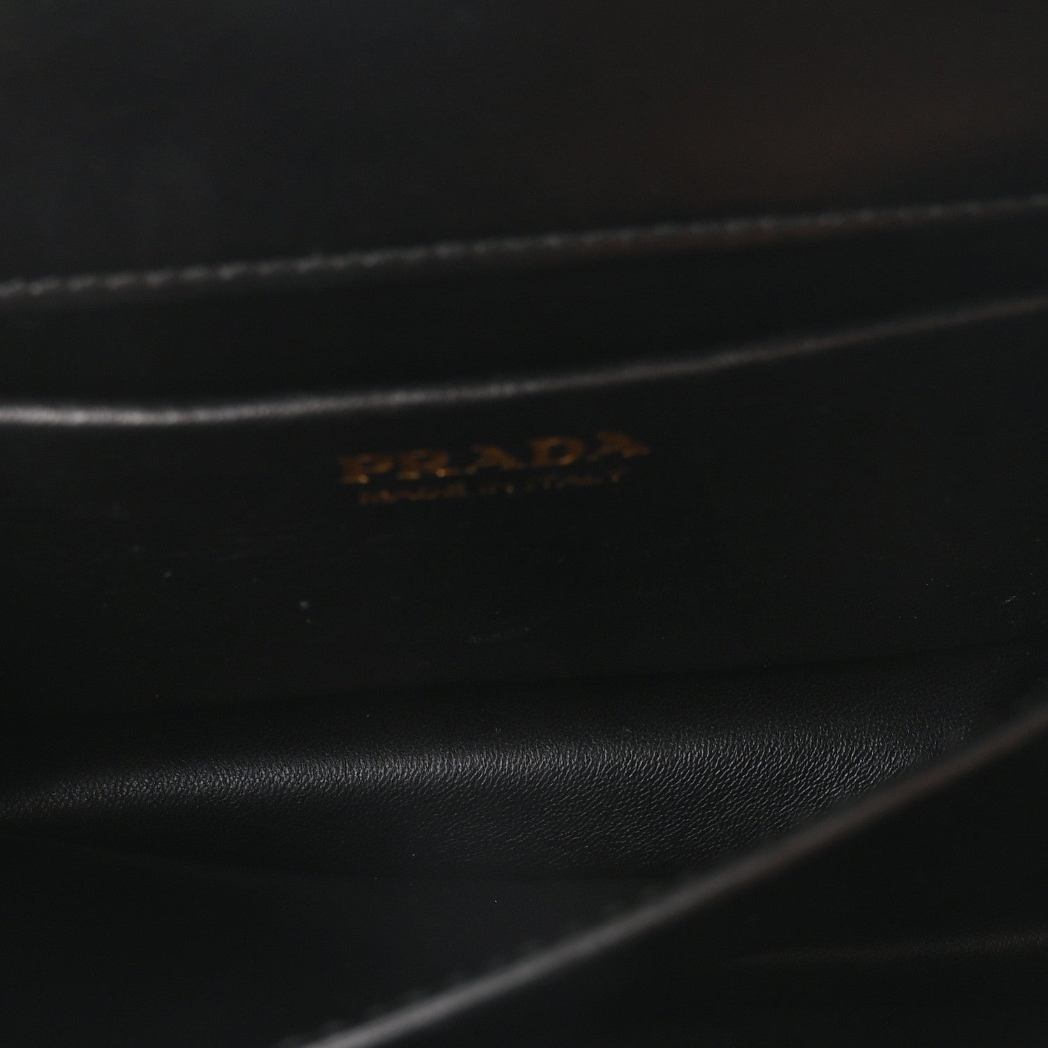 Prada Saffiano Symbole Flap Shoulder Bag Black 5 of 9