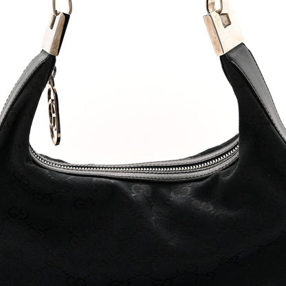 Gucci Monogram GG Clasp Hobo Black 8 of 10
