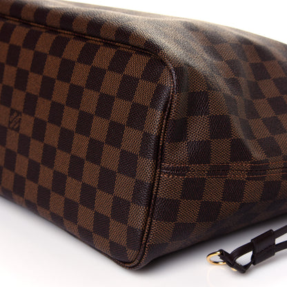 Louis Vuitton Damier Ebene Neo Neverfull MM Rose Ballerine 8 of 8