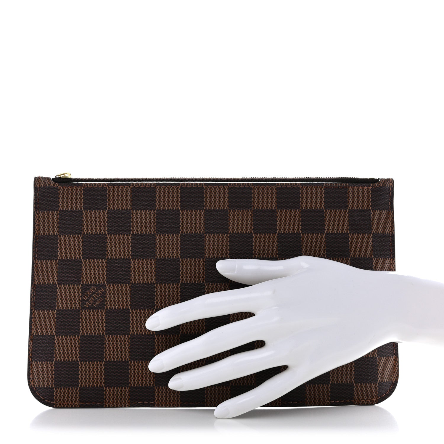 Louis Vuitton Damier Ebene Neverfull MM GM Pochette 2 of 7