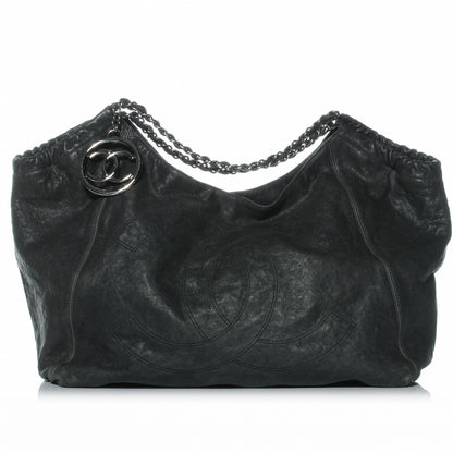 Chanel Distressed Caviar XL Coco Cabas Black 1 of 7
