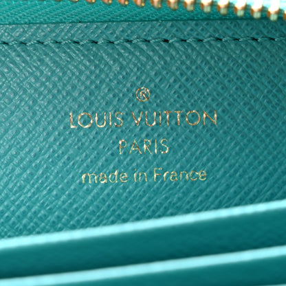 Louis Vuitton Monogram Zippy Multicartes Turquoise 7 of 10