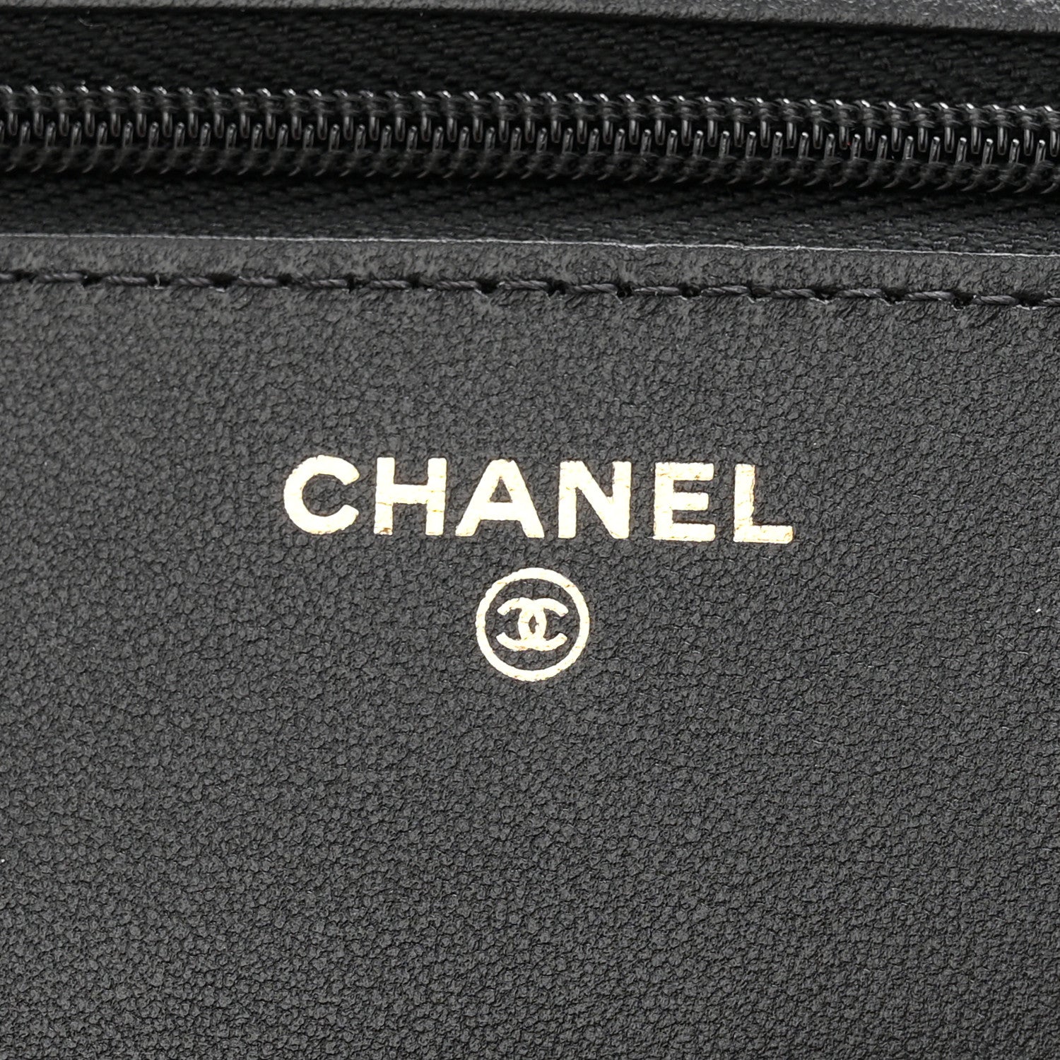 Chanel Lambskin Quilted Wallet On Chain WOC Black 6 of 12