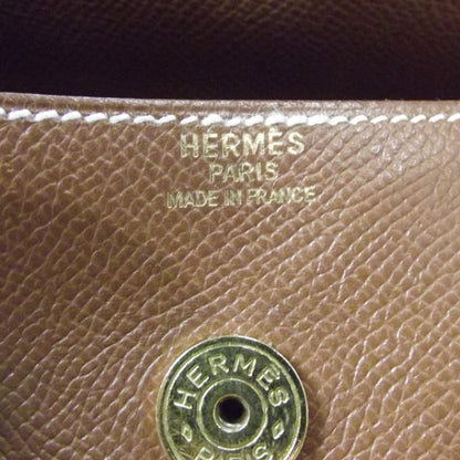 Hermes Epsom Leather Rio Clutch Gold 8 of 10