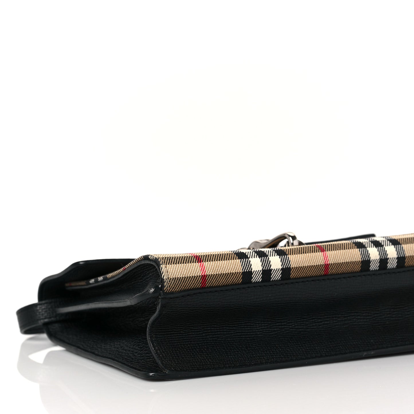 Derby Calfskin Vintage Check Small Macken Crossbody Bag Black