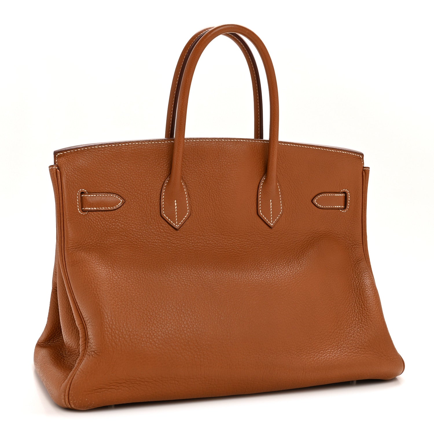 Hermes Taurillon Clemence Birkin 35 Gold 3 of 15
