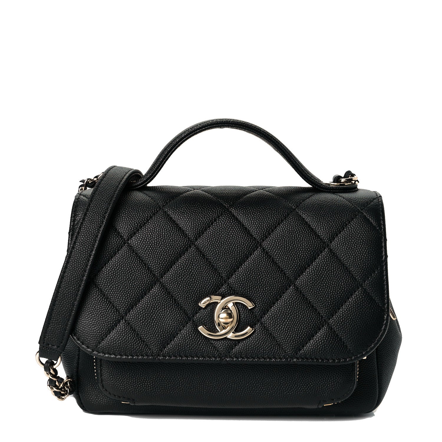 Chanel Caviar Quilted Small Business Affinity Flap Black 1 of 7