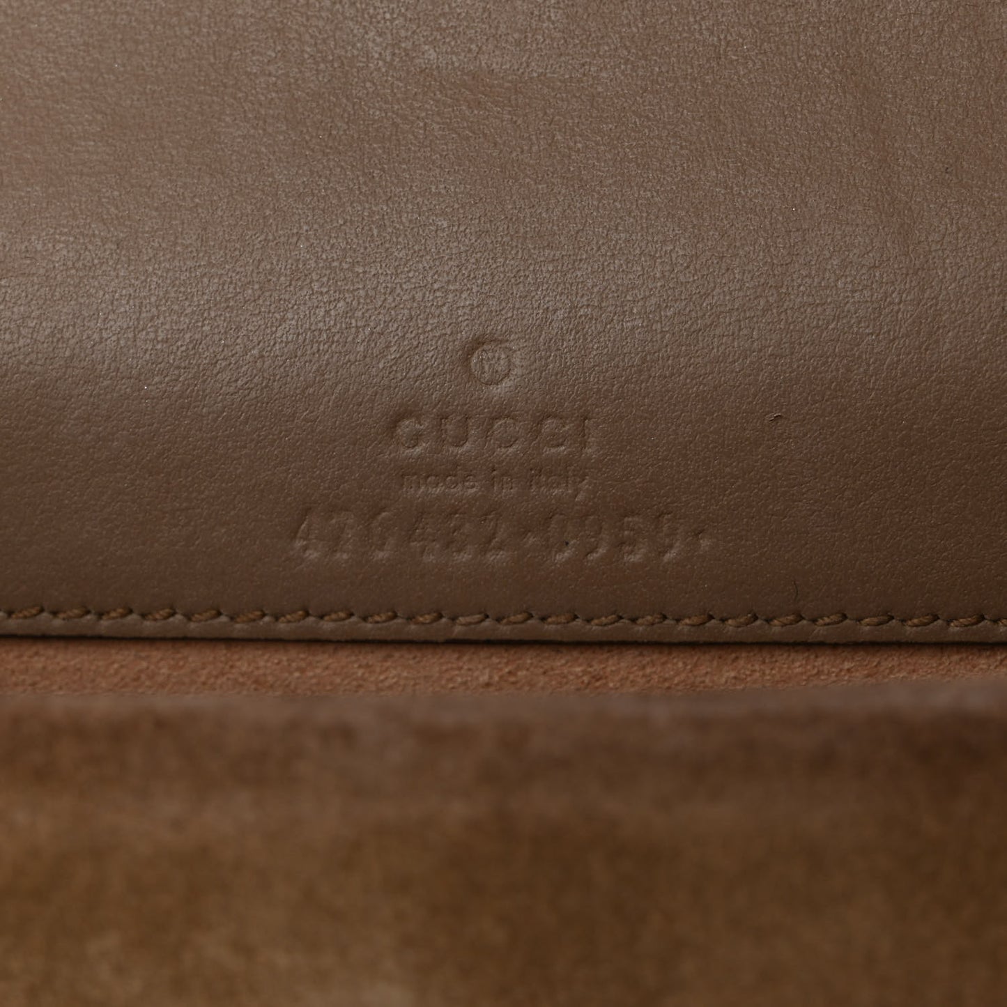 GG Supreme Monogram Super Mini Dionysus Shoulder Bag Taupe