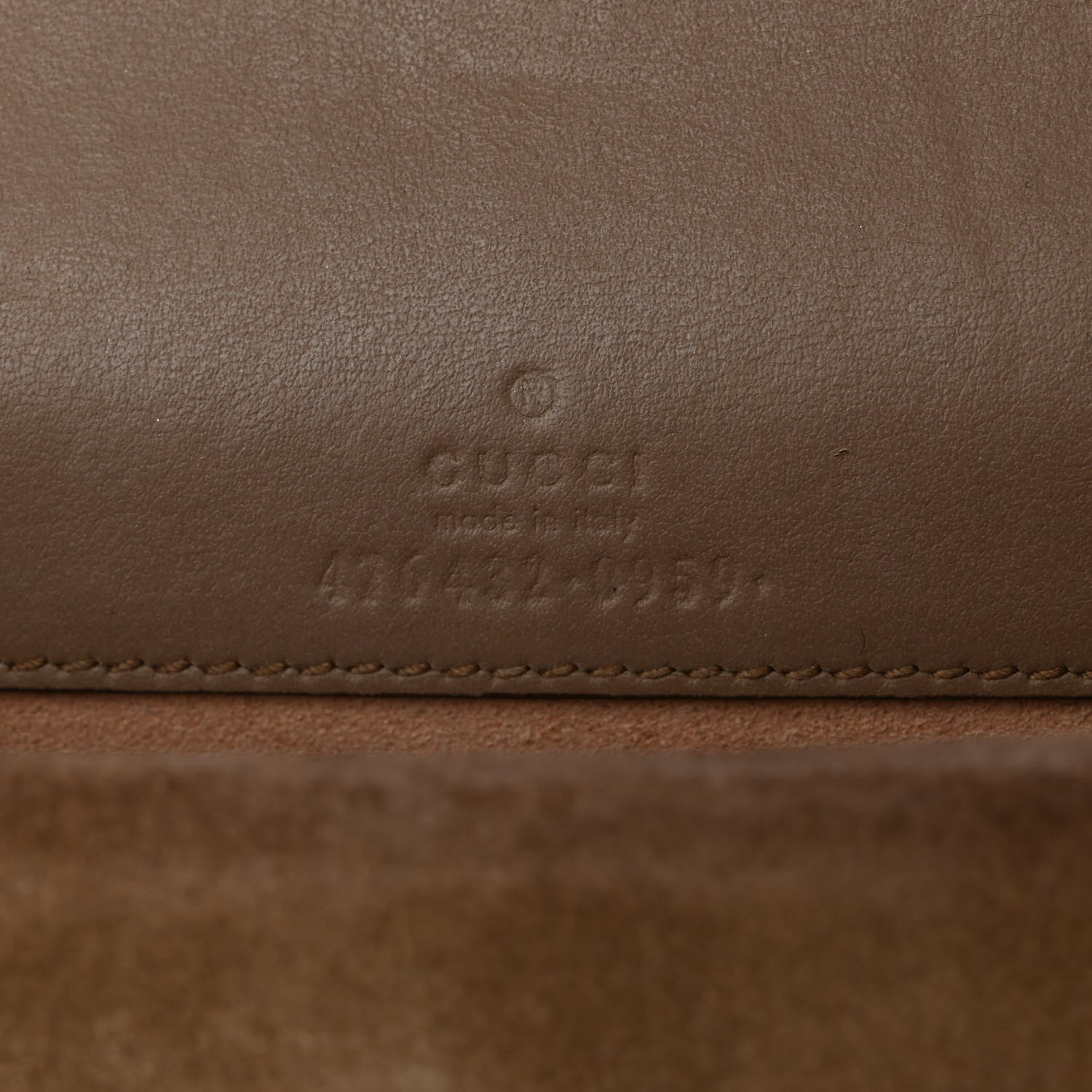 Gucci GG Supreme Monogram Super Mini Dionysus Shoulder Bag Taupe 6 of 11