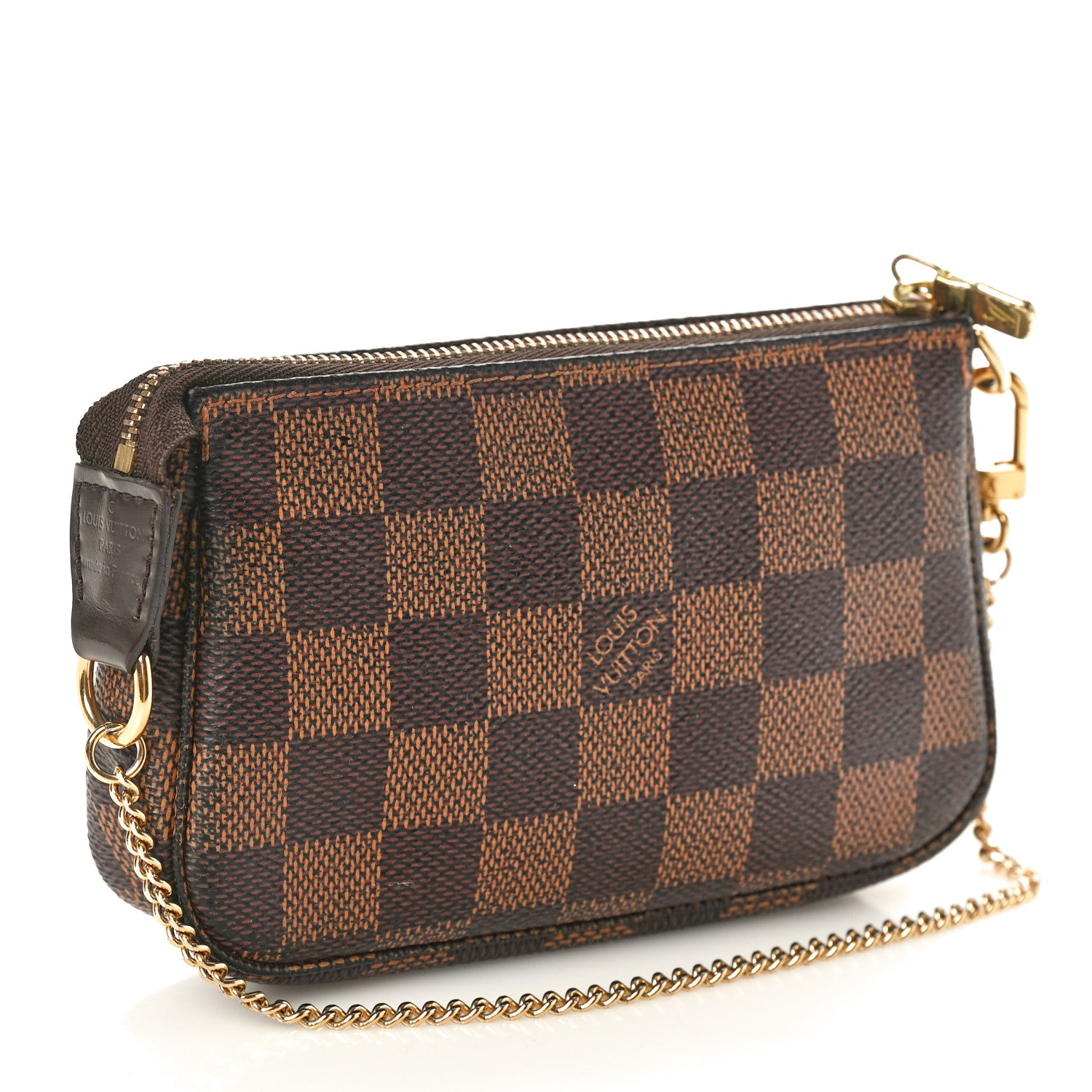 Louis Vuitton Damier Ebene Mini Pochette Accessories 2 of 10