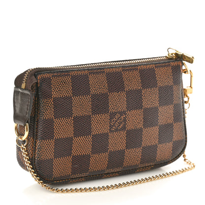 Louis Vuitton Damier Ebene Mini Pochette Accessories 2 of 10