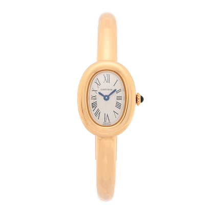 Cartier 18K Yellow Gold 19mm Baignoire Quartz Watch 1 of 5