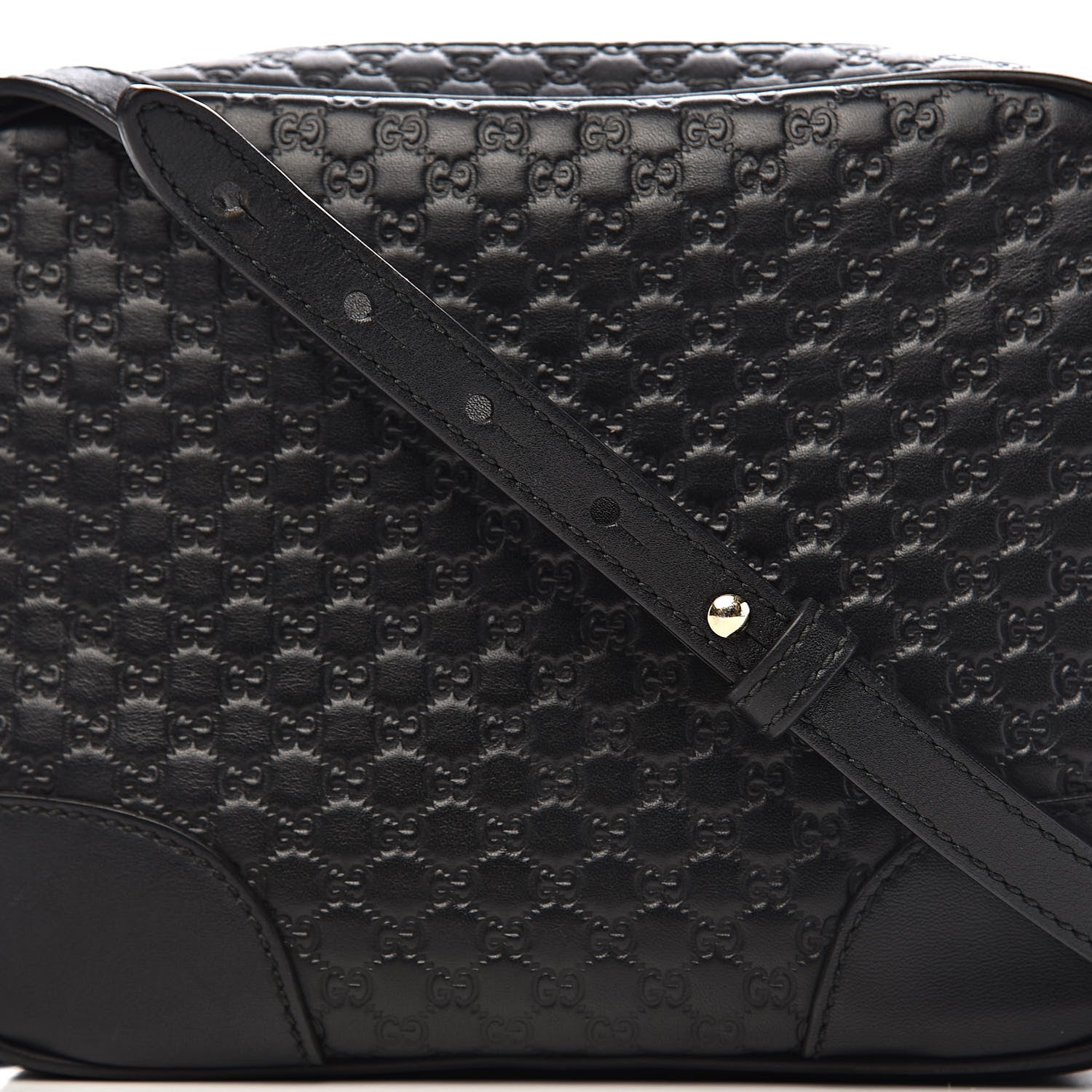 Gucci Microguccissima Mini Bree Messenger Bag Black 11 of 11
