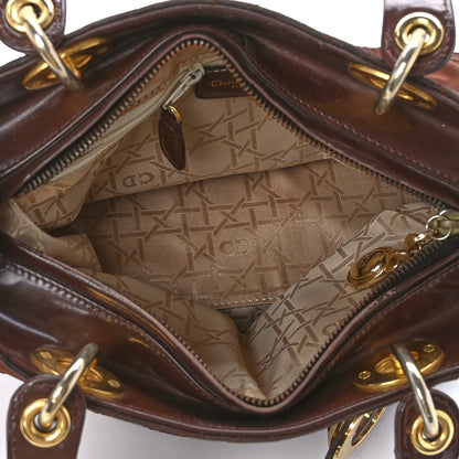 Christian Dior Nylon Cannage Medium Lady Dior Brown 4 of 10