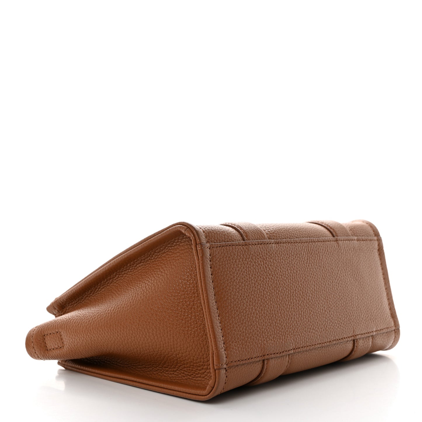 Grained Calfskin Small The Tote Bag Argan Oil
