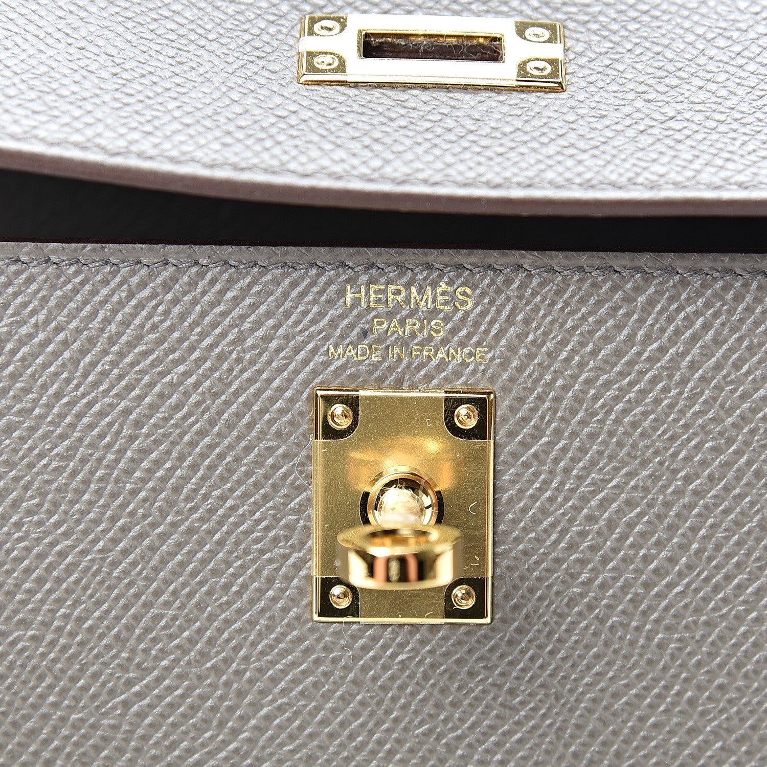 Hermes Epsom Kelly Sellier 25 Etain 5 of 10