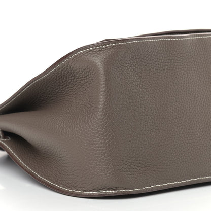 Hermes Taurillon Clemence Jypsiere 34 Etoupe 8 of 13