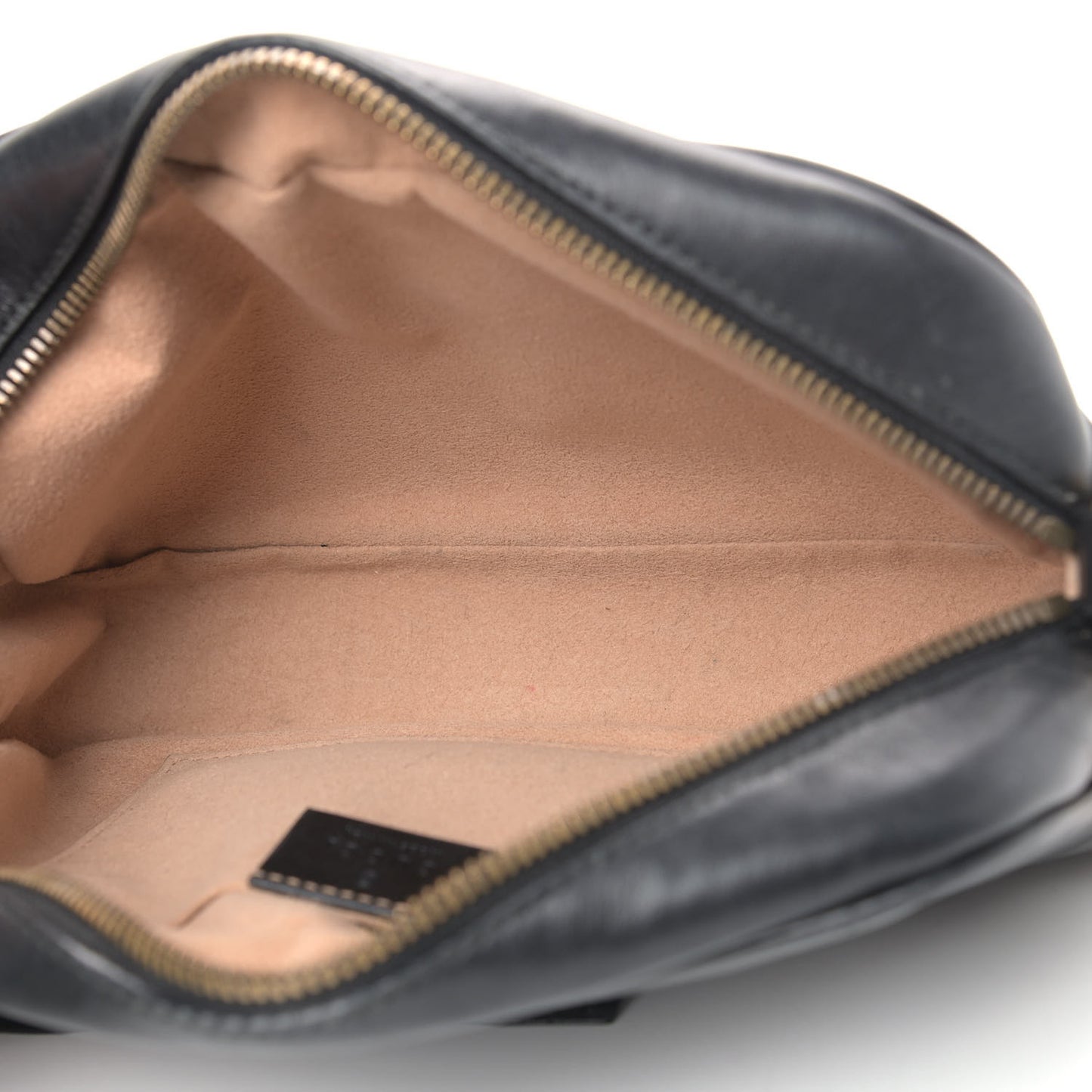 Calfskin Matelasse Small GG Marmont Chain Shoulder Bag Black