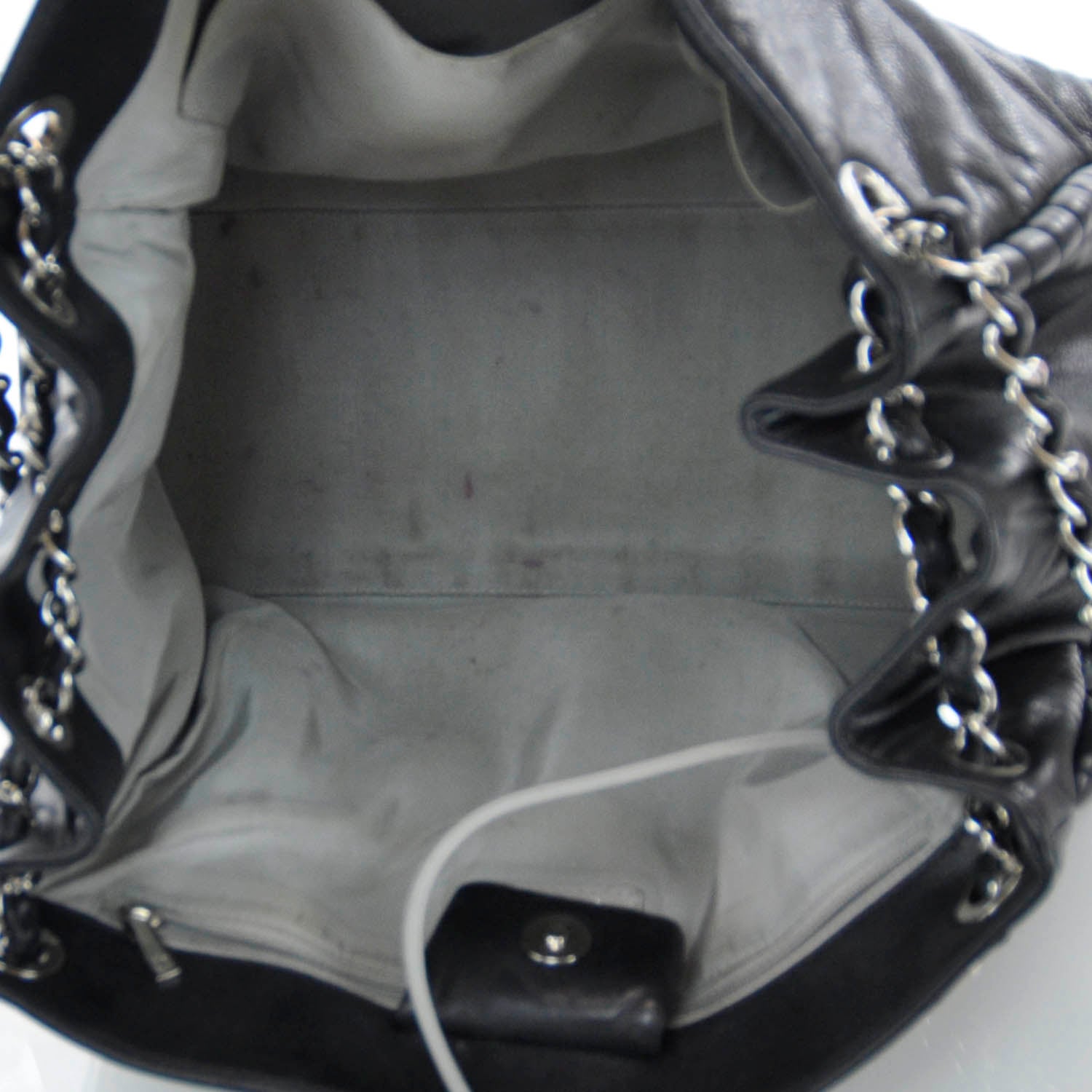 Chanel Calfskin On the Bund Tote Black 7 of 8