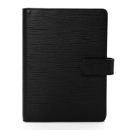Louis Vuitton Epi Medium Ring Agenda Cover Black 1 of 9