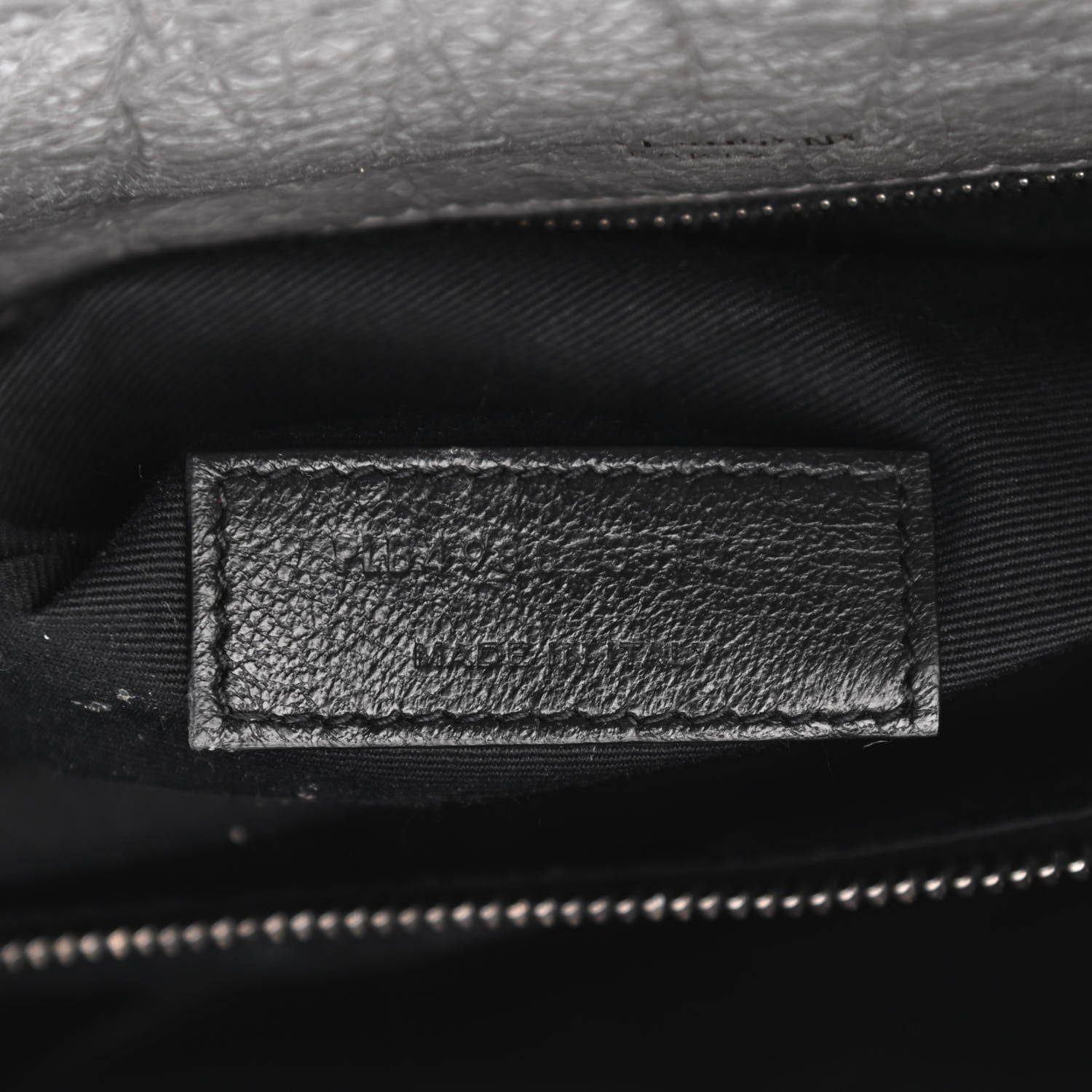 Saint Laurent Crinkled Calfskin Matelasse Monogram Large Niki Chain Satchel Storm 8 of 11