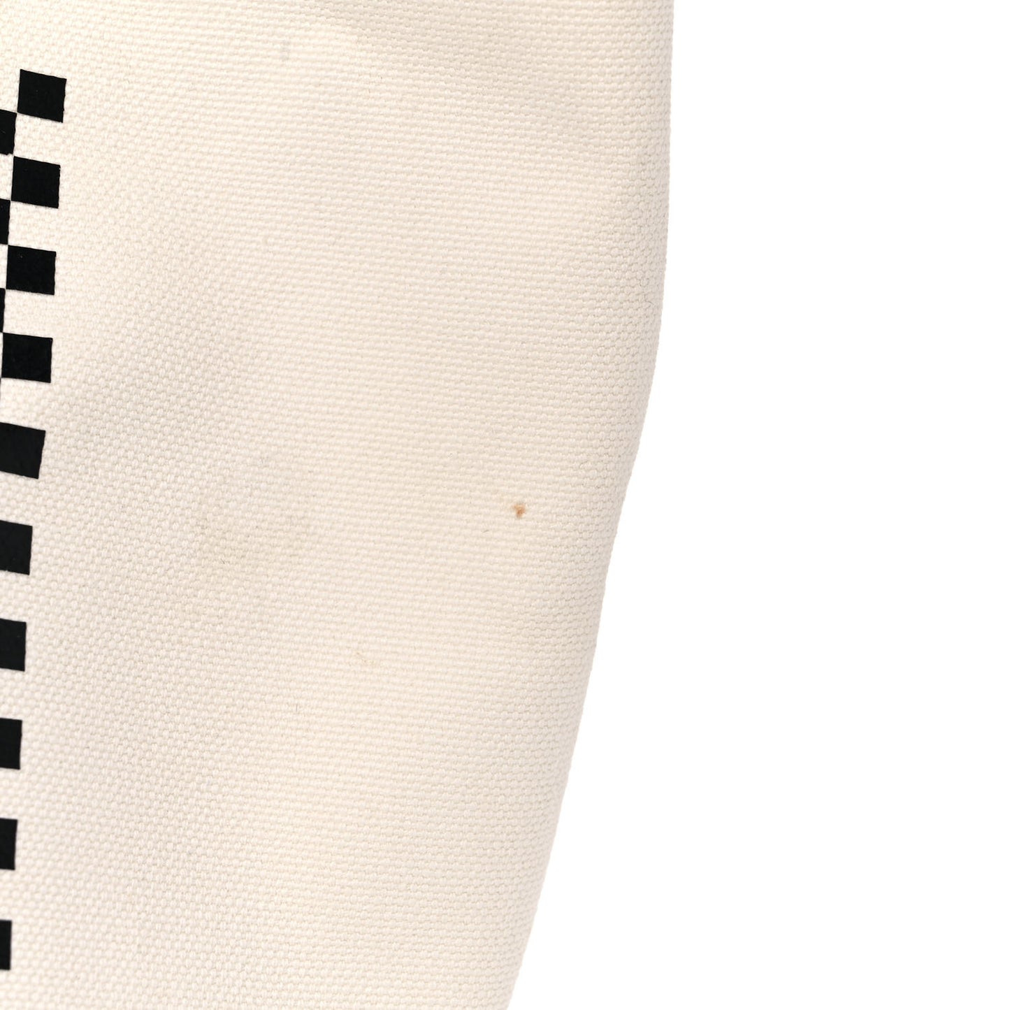 Canvas Logo Tote Black White