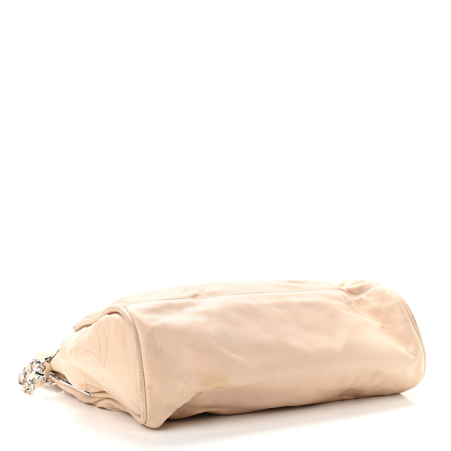 Lambskin Large Ultimate Soft Tote Beige