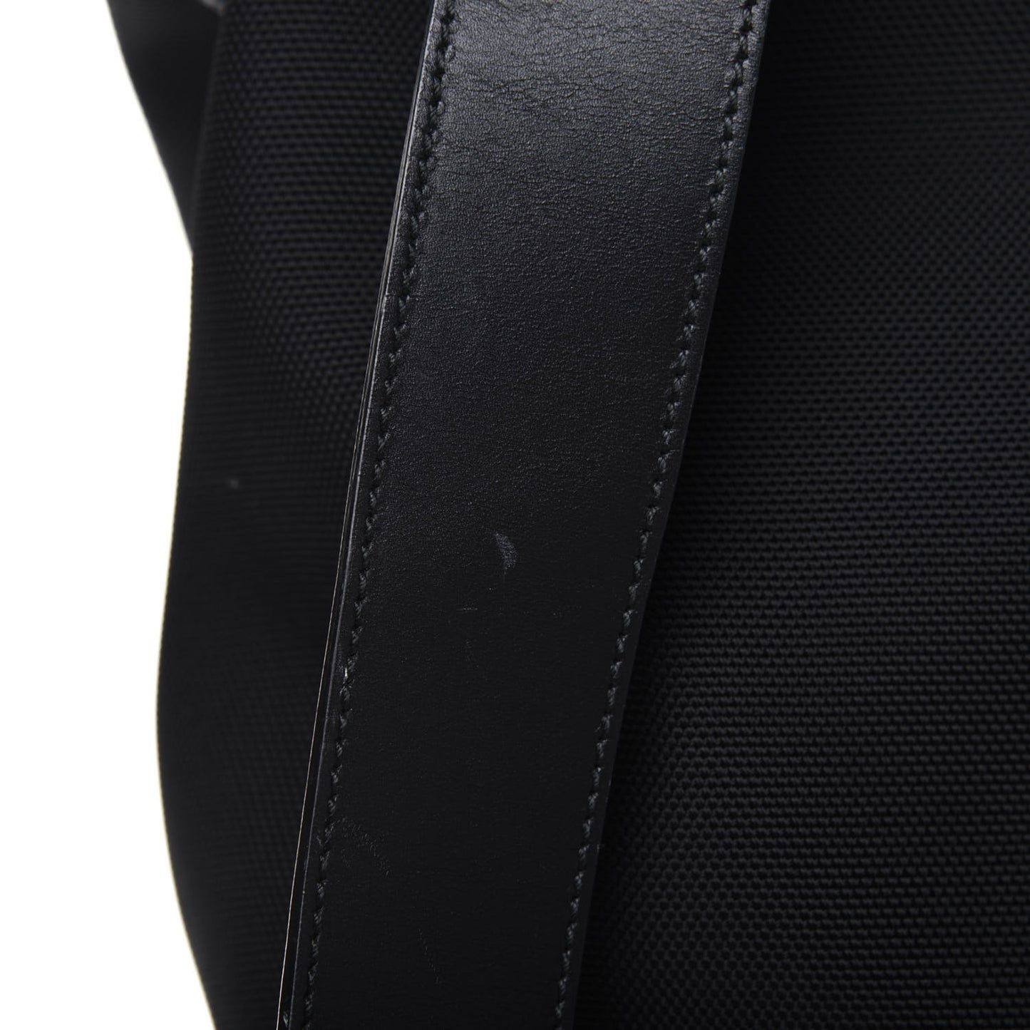 Techno Canvas Web Single Buckle Backpack Black