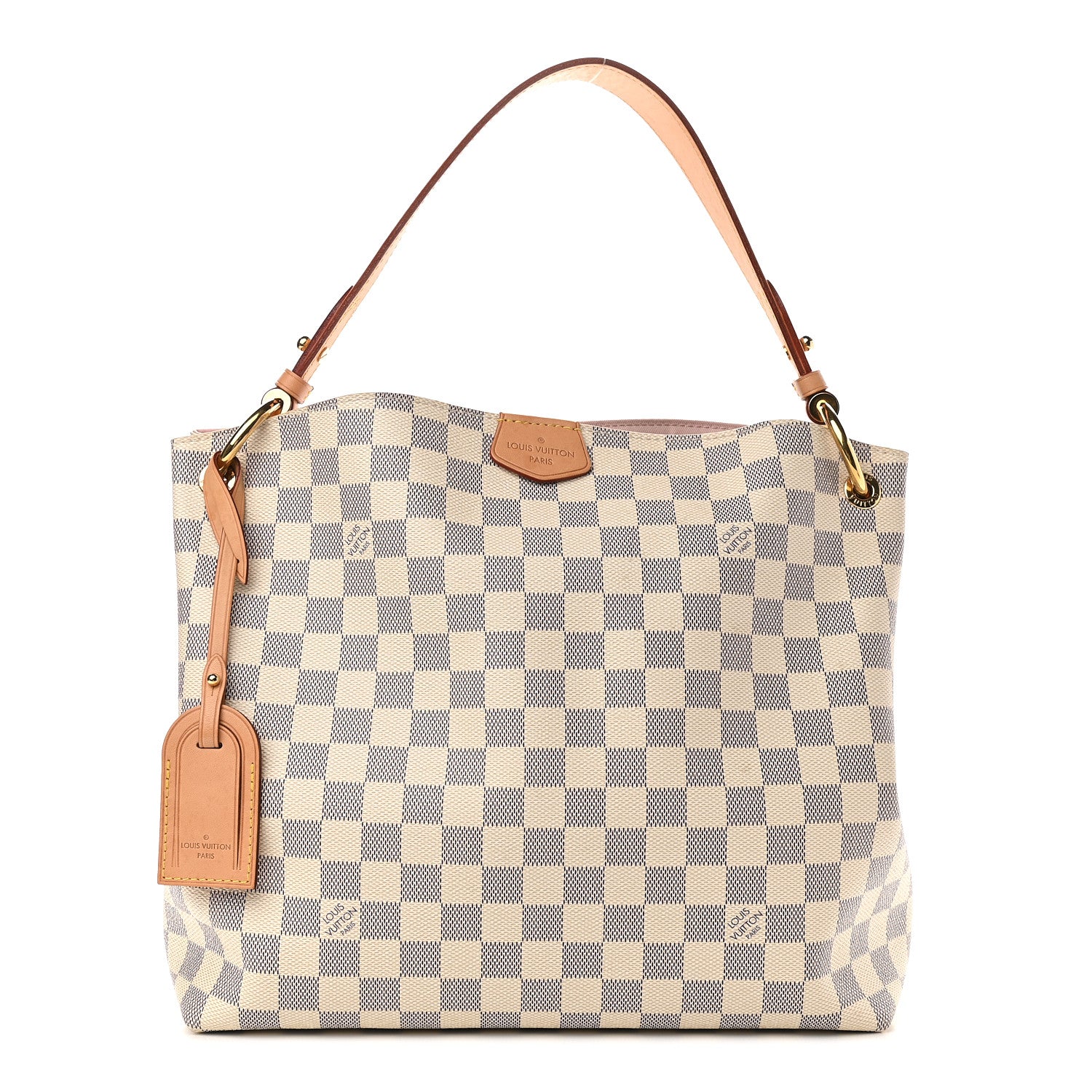 Louis Vuitton Damier Azur Graceful PM Rose Ballerine 1 of 9