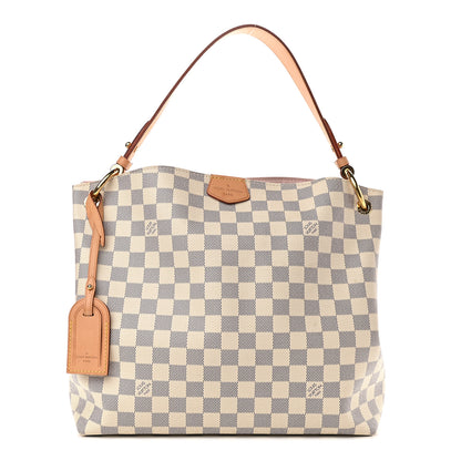 Louis Vuitton Damier Azur Graceful PM Rose Ballerine 1 of 9