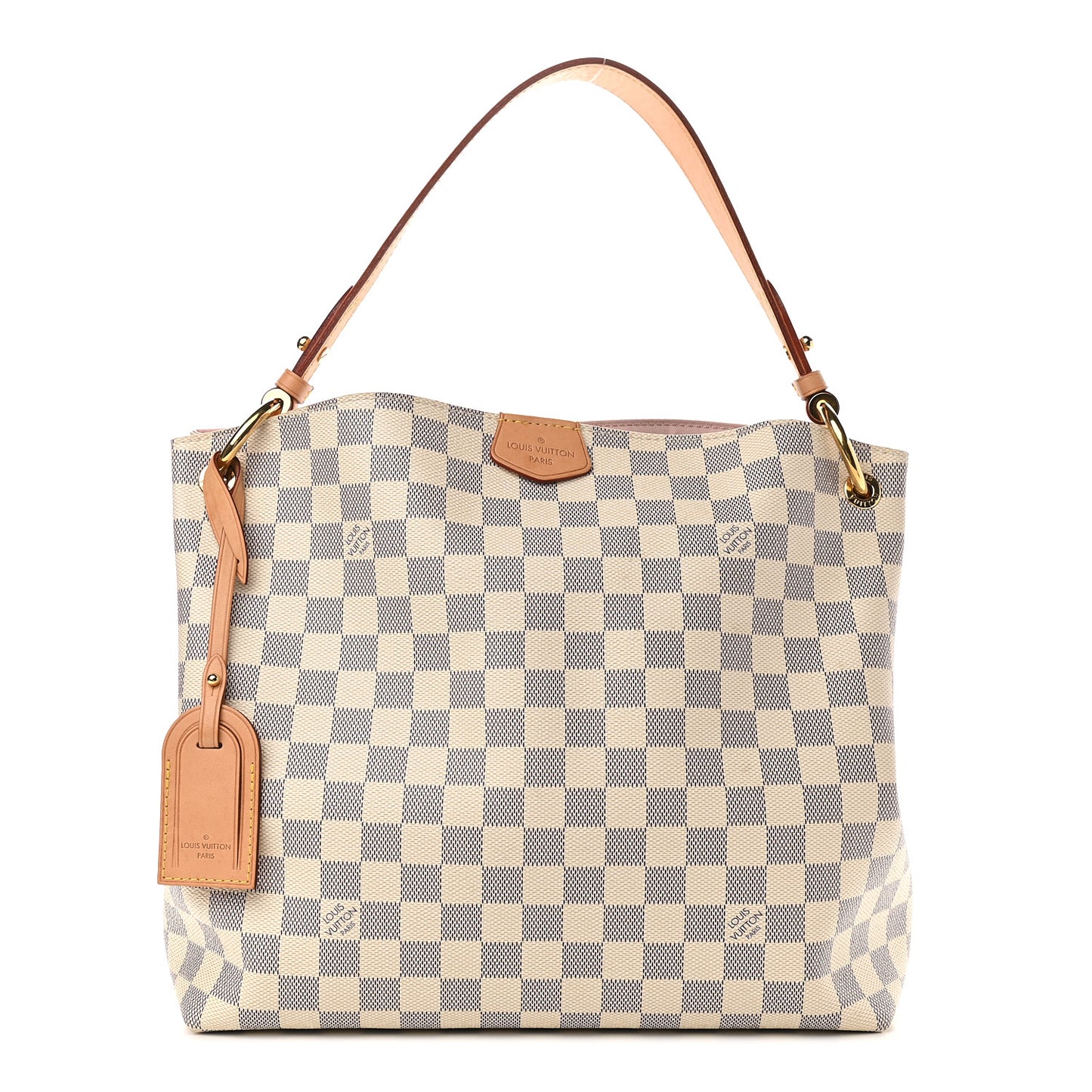 Damier Azur Graceful PM Rose Ballerine