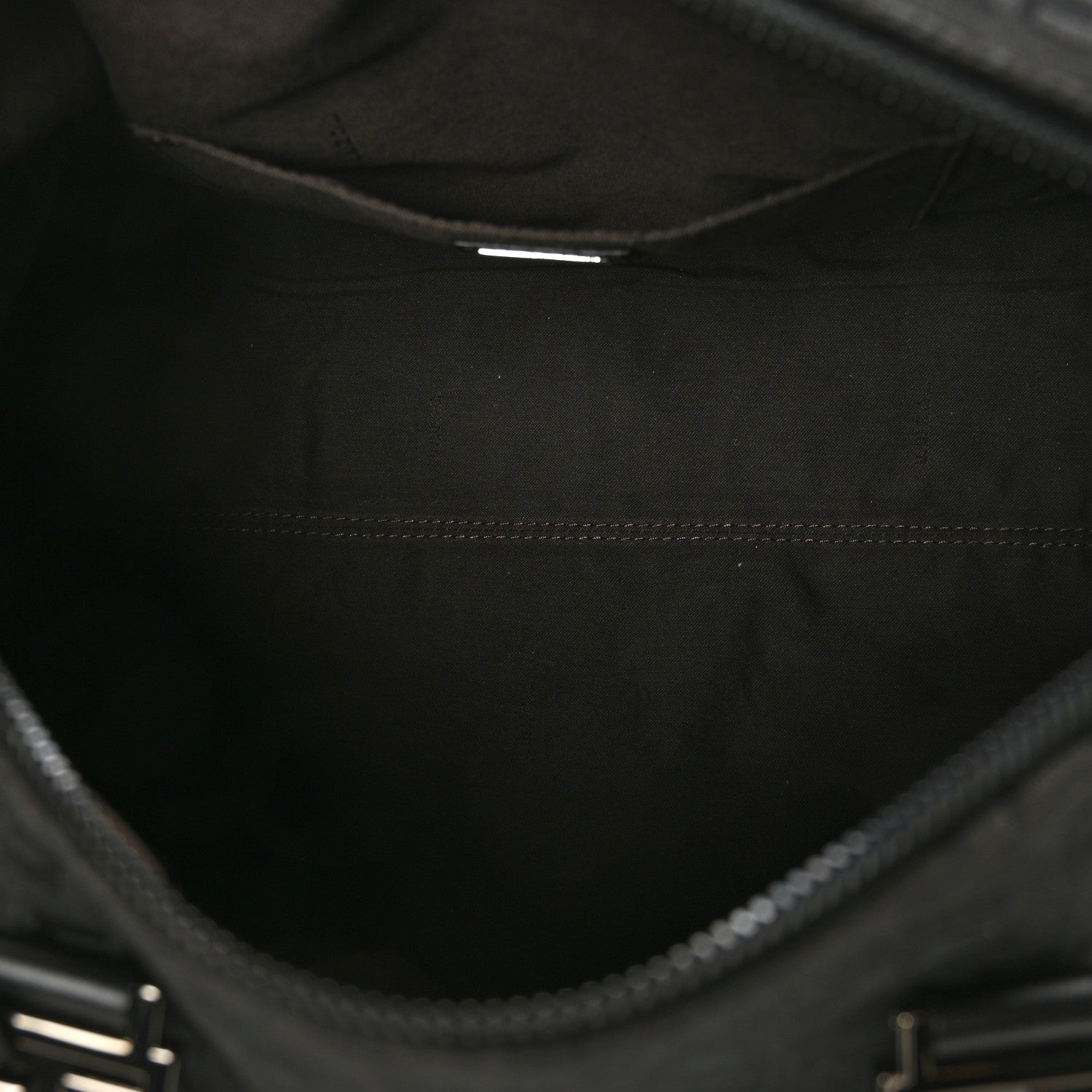 Fendi Zucchino Vitello Boston Black 4 of 6