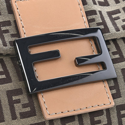 Fendi Zucchino Mini Baguette Beige 10 of 11
