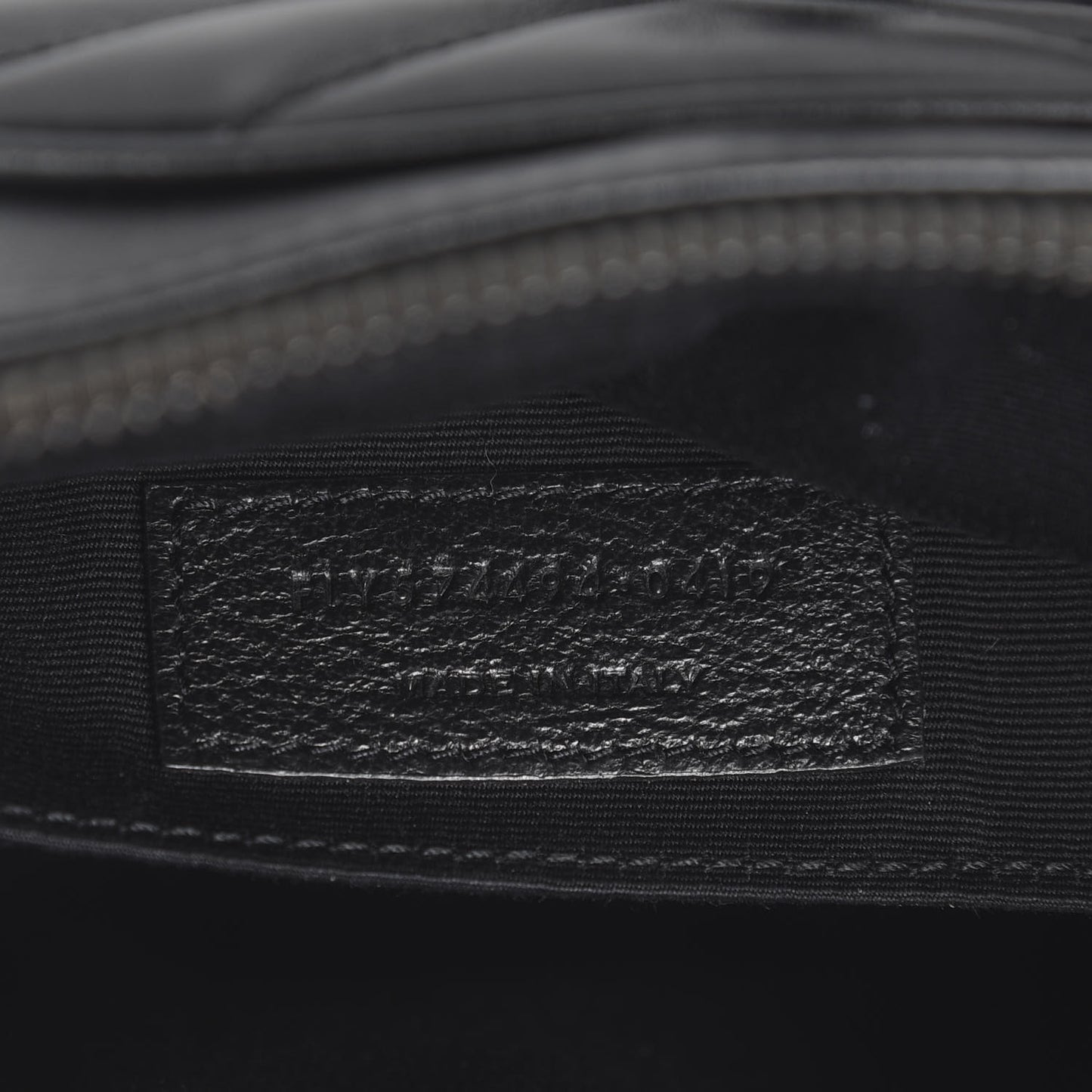 Calfskin Matelasse Monogram Lou Camera Bag Black