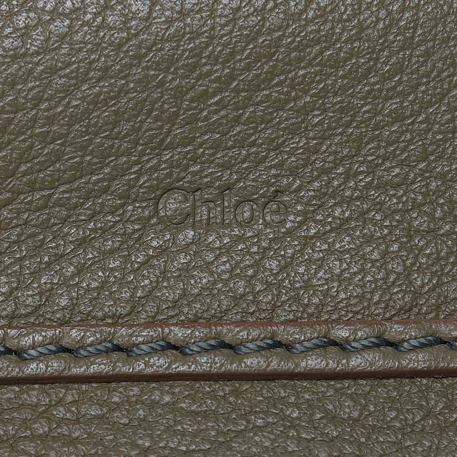 Chloe Calfskin Baby Marcie Satchel Anchor Grey 10 of 12