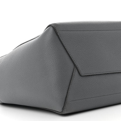 Celine Soft Grained Calfskin Sangle Bucket Bag Grey 10 of 16