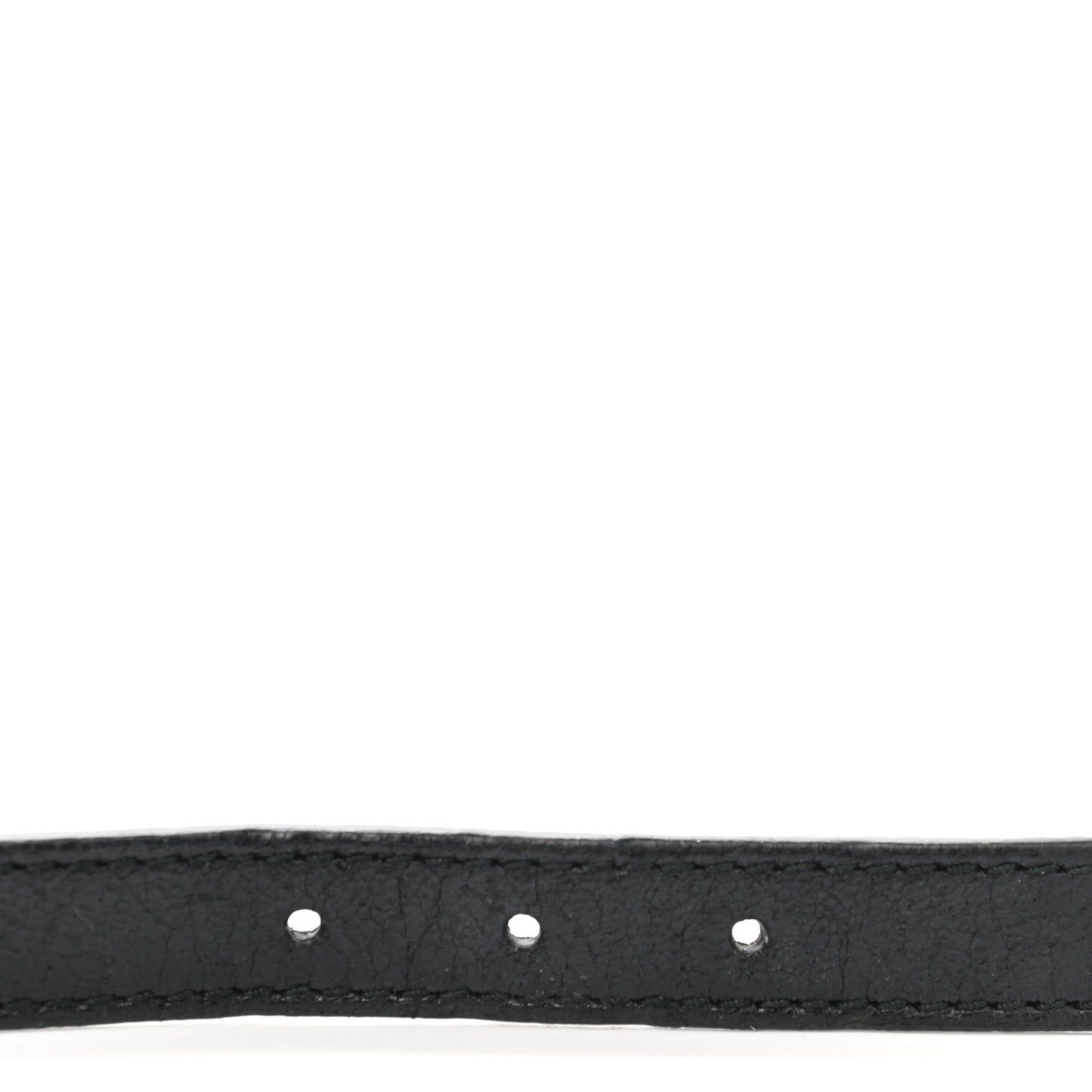 Agneau Giant 12 Gold Hardware Triple Tour Bracelet S Black