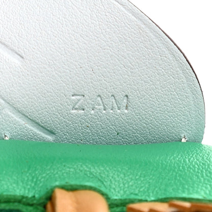Hermes Milo Lambskin Grigri Rodeo Pegase Horse Bag Charm PM Menthe Sesame Bleu Brume 4 of 5