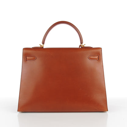 Hermes Box Kelly Sellier 35 Noisette 6 of 23