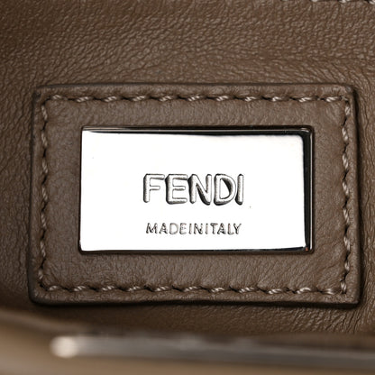 Fendi Nappa Mini Peekaboo Iconic Satchel Tortora 7 of 11